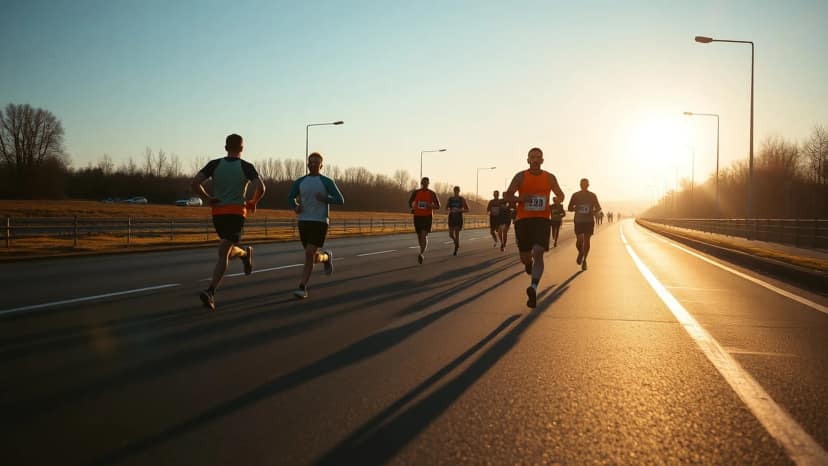 21st Warsaw Half Marathon: running race at Warsaw, Poland