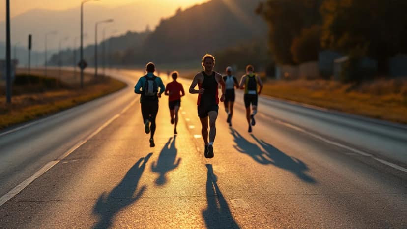 3 Country Sparkasse Marathon: running race at Bregenz, Austria
