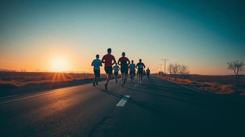 Almaty Marathon: running race at Almaty, Kazakhstan