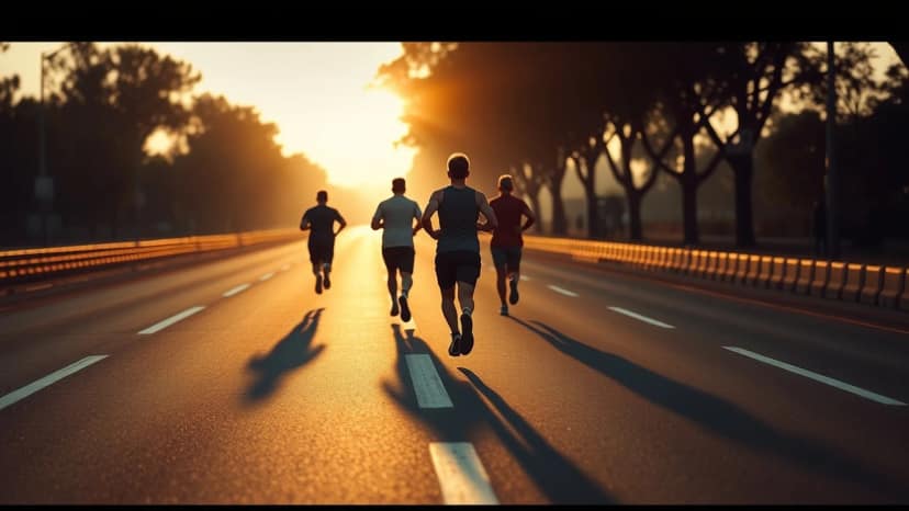 Angkor Wat International Half Marathon: running race at Khan Mean Chey, Cambodia
