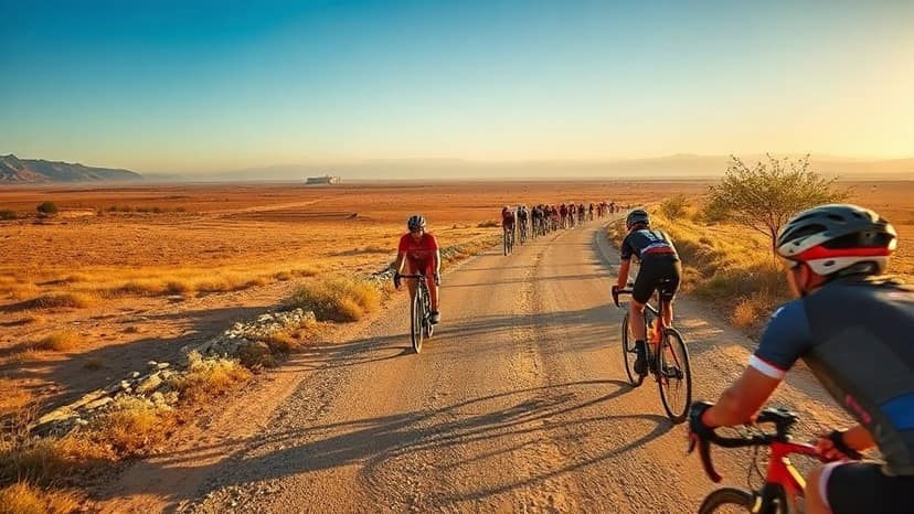 Atlas Gran Fondo: cycling race at Taroudant, Agadir, Morocco