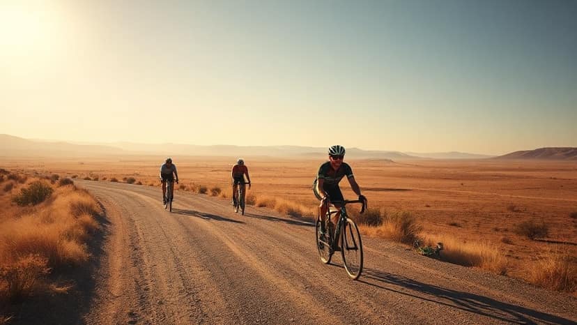 Atlas Mountain Race: cycling race at Ouzoud to Essaouira, Morocco