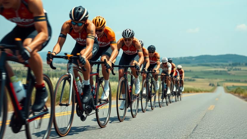 Back Forty Highlander: cycling race at Mississippi Station, Canada