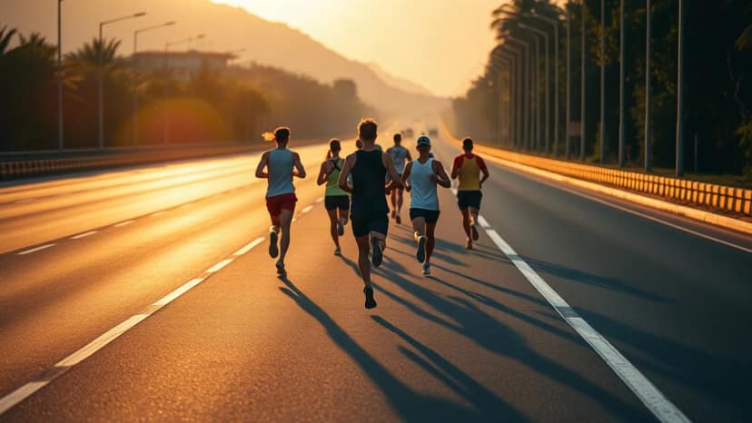 Borneo International Marathon: running race at Kota Kinabalu, Malaysia