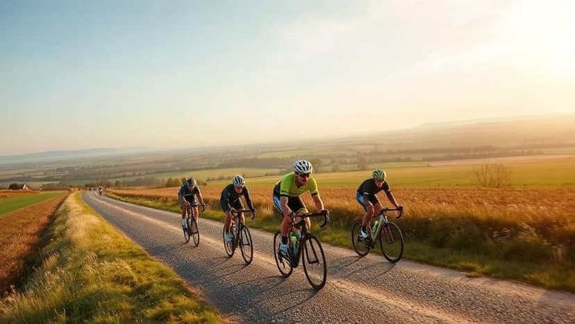 Carl Nielsen Touren: cycling race at Norre Lyndelse, Denmark