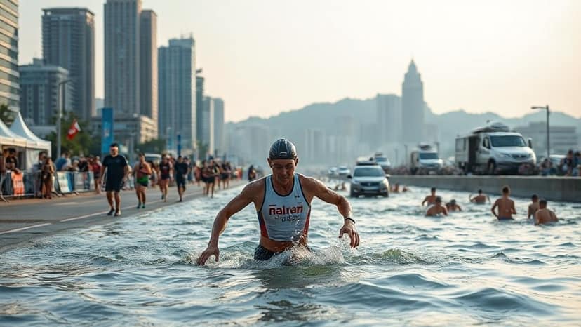 Challenge Gunsan-Saemangeum: triathlon race at Gunsan, South Korea