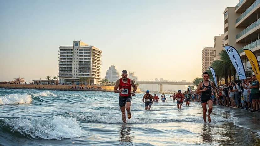 Challenge Sir Bani Yas: triathlon race at Sir Bani Yas, United Arab Emirates