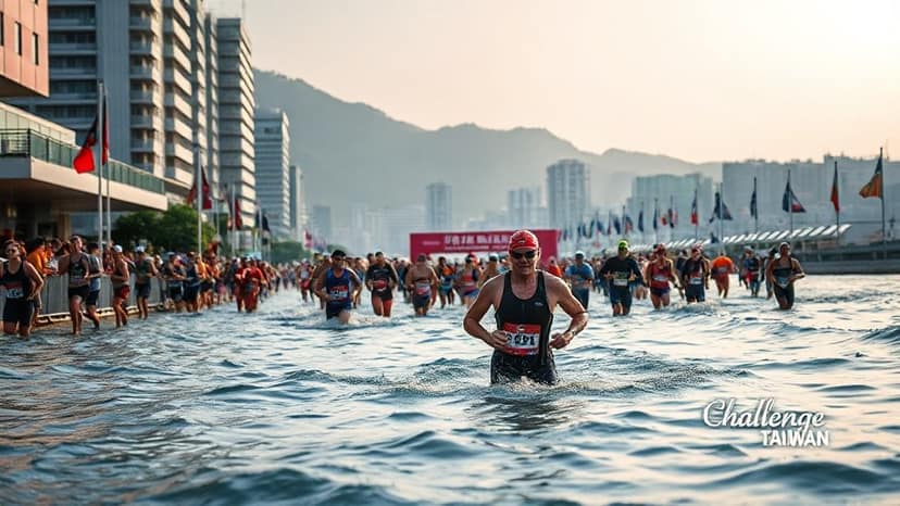 Challenge Taiwan: triathlon race at Taitung, Taiwan