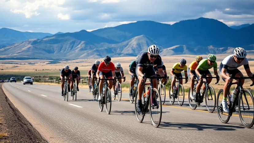 Colorado Trail Race: cycling race at Durango to Denver, United States