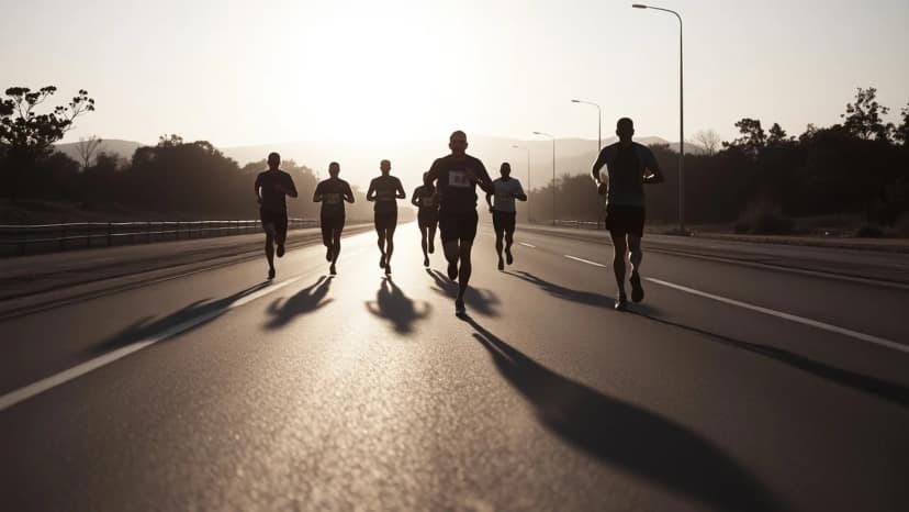 Diacore Gaborone Marathon: running race at Gaborone, Botswana