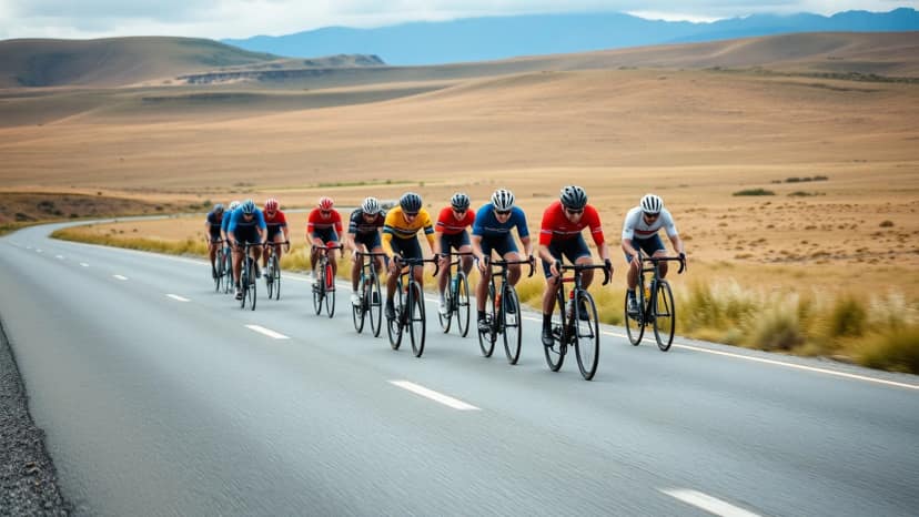 Edition Zero: cycling race at Waimate, New Zealand