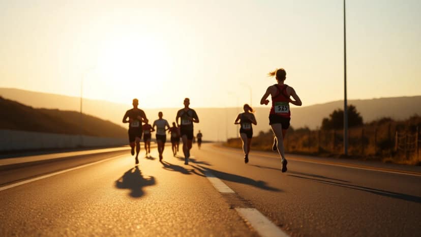 Funchal Marathon: running race at Funchal, Portugal