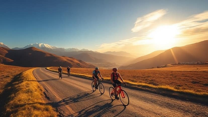 Gran Fondo Colombia: cycling race at Bogota, Colombia