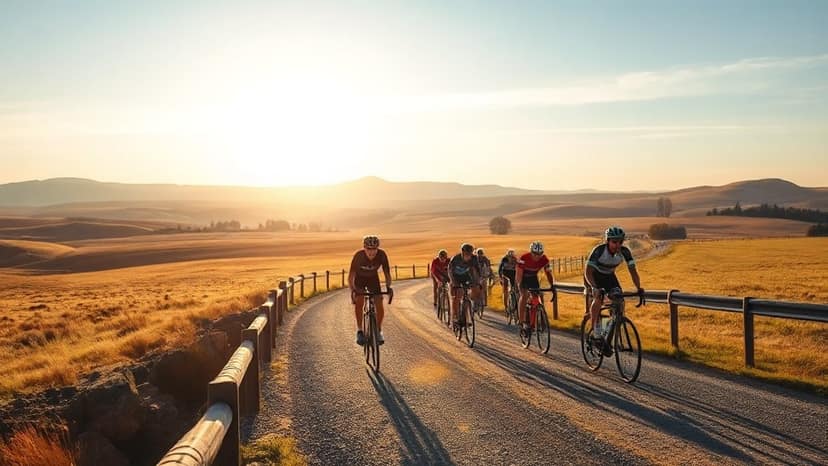 Gran Fondo Strade Bianche: cycling race at Siena, Italy