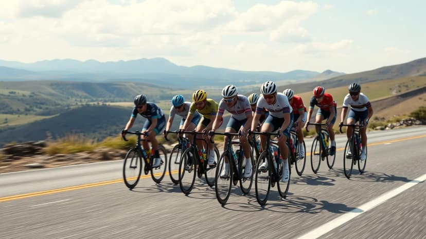 Granfondo Ezaro: cycling race at Costa da Morte, Spain