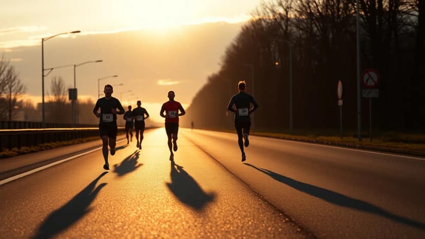 Haspa Marathon Hamburg: running race at Hamburg, Germany