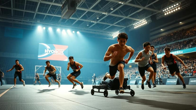 ZhongAn HYROX Shanghai: hyrox race at Shanghai, China