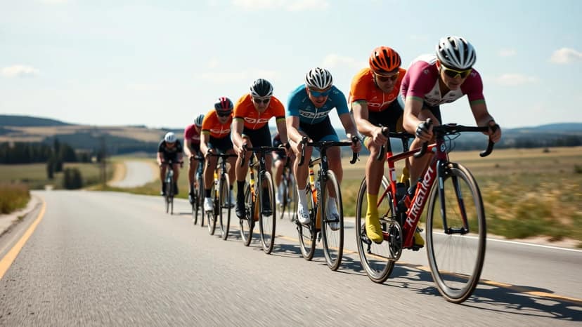 Iceman Cometh: cycling race at Kalkaska, United States
