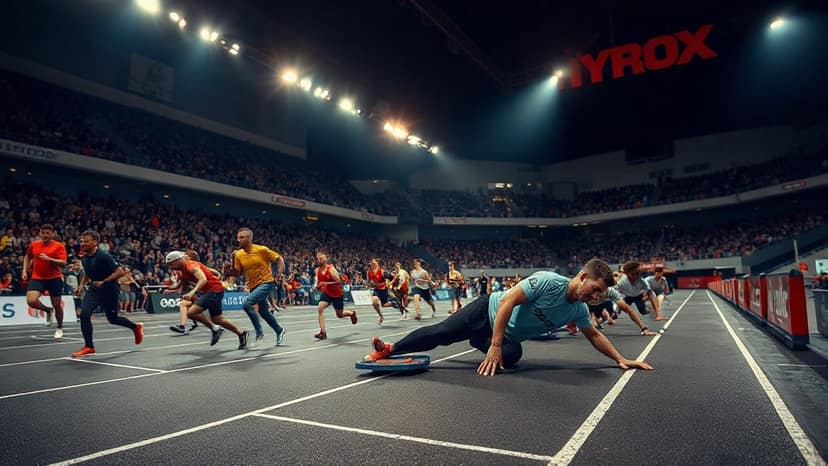 INTERSPORT HYROX Hamburg: hyrox race at Hamburg, Germany