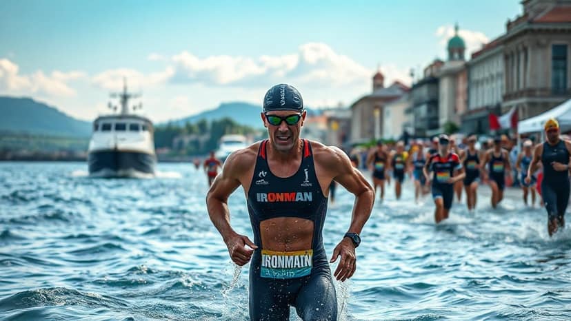 IRONMAN Kaernten-Klagenfurt, Austria: triathlon race at Klagenfurt, Austria