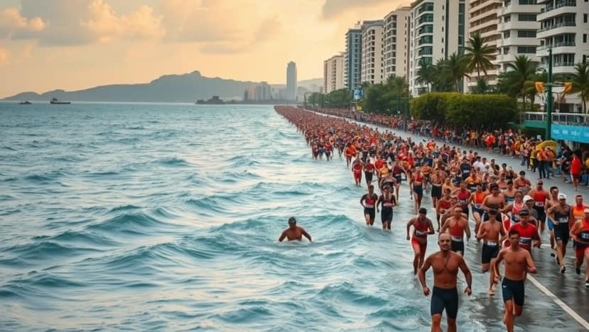 IRONMAN Brazil: triathlon race at Florianópolis, Brazil