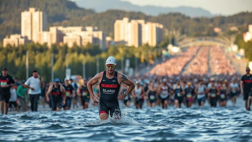 IRONMAN Muskoka: triathlon race at Huntsville, Canada