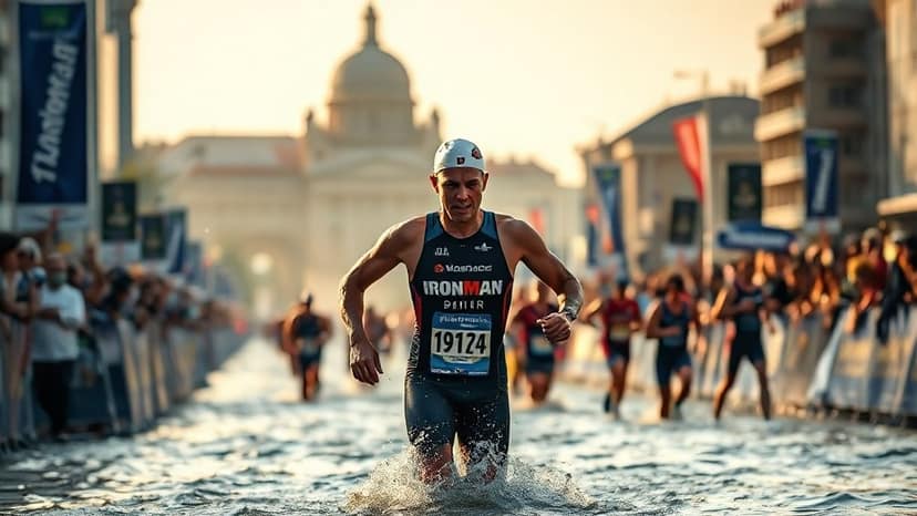 IRONMAN Duisburg: triathlon race at Duisburg, Germany
