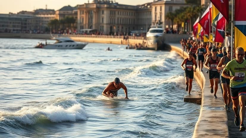 IRONMAN Les Sables d'Olonne: triathlon race at Les Sables d'Olonne, France