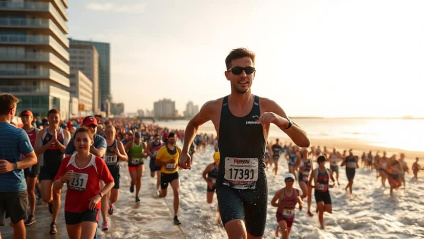 IRONMAN Maine: triathlon race at Augusta, United States