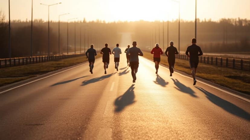 Kaunas Marathon: running race at Kaunas, Lithuania