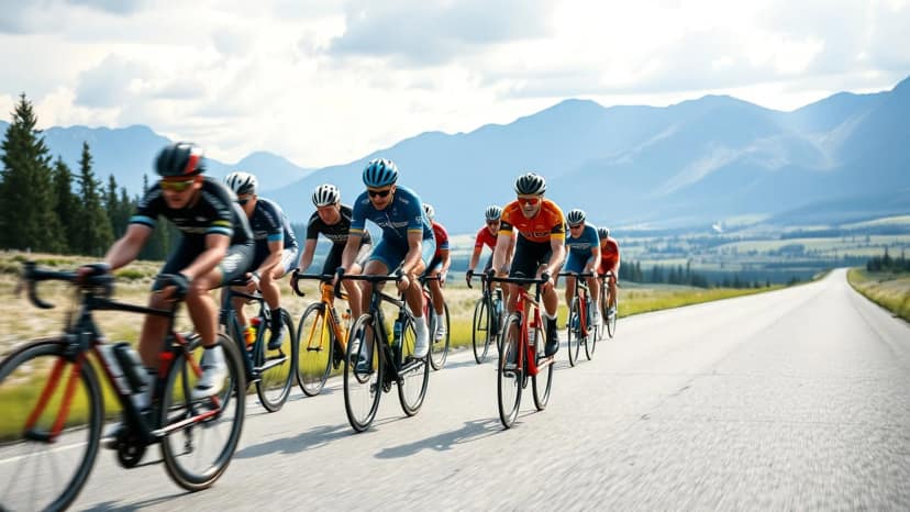 Kootenay Rockies Gran Fondo: cycling race at Cranbrook British Columbia, Canada