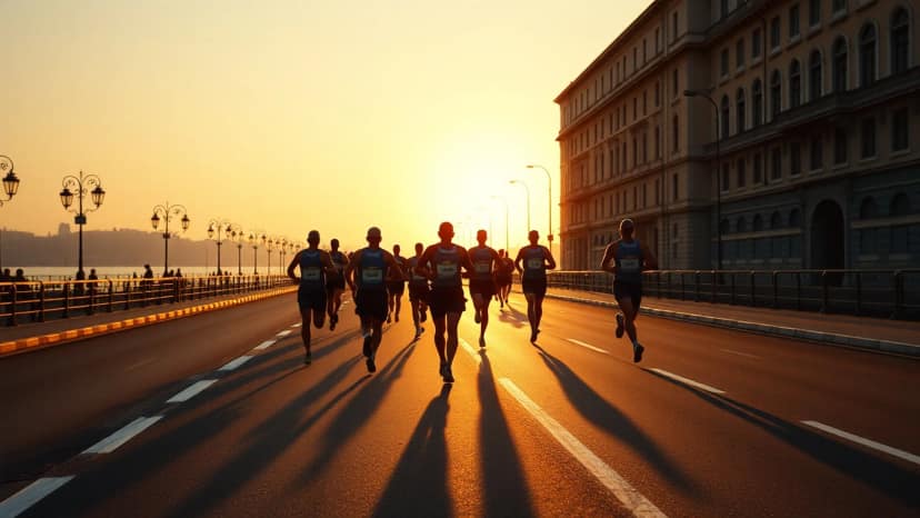 Moonlight Half Marathon: running race at Venice, Italy