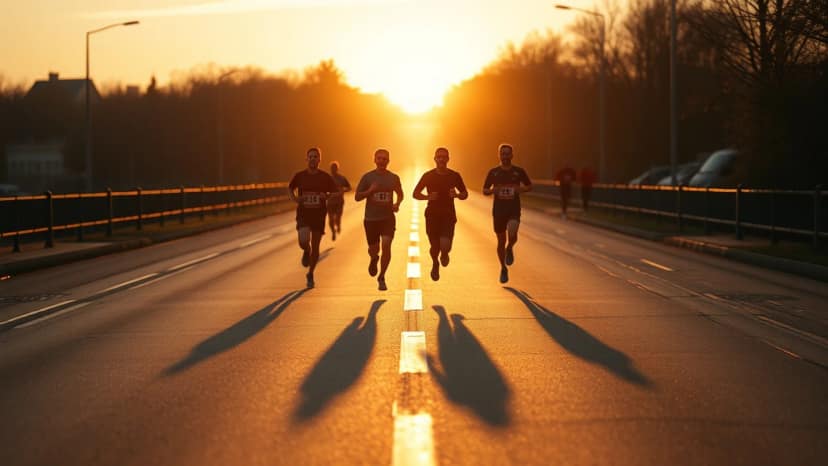 Moscow Marathon: running race at Moscow, Russia