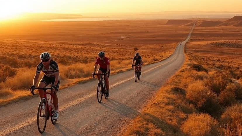 Nedbank Gravel Burn: cycling race at Graaff-Reinet, South Africa