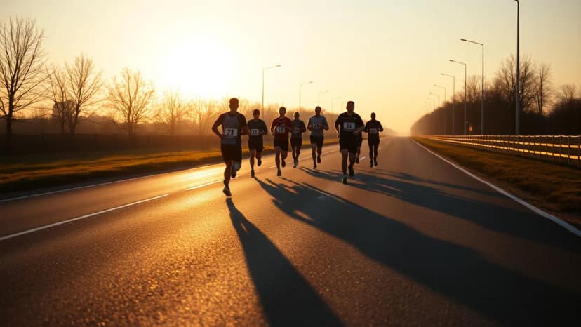 NN Marathon Rotterdam: running race at Rotterdam, Netherlands