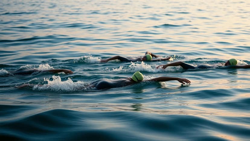 Oceanman Ayia Napa: swimming race at Ayia Napa, Cyprus