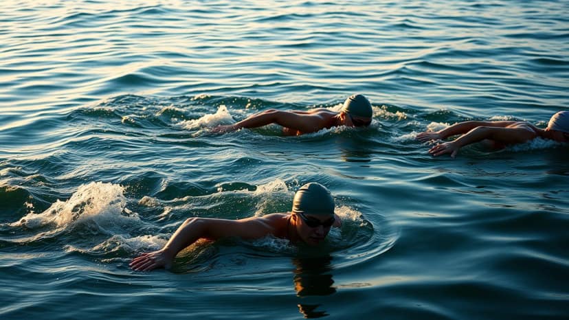 Oceanman Cattolica: swimming race at Cattolica, Italy