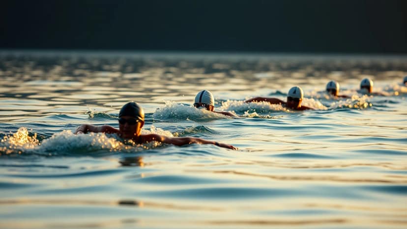 Oceanman Lima: swimming race at Lima, Peru