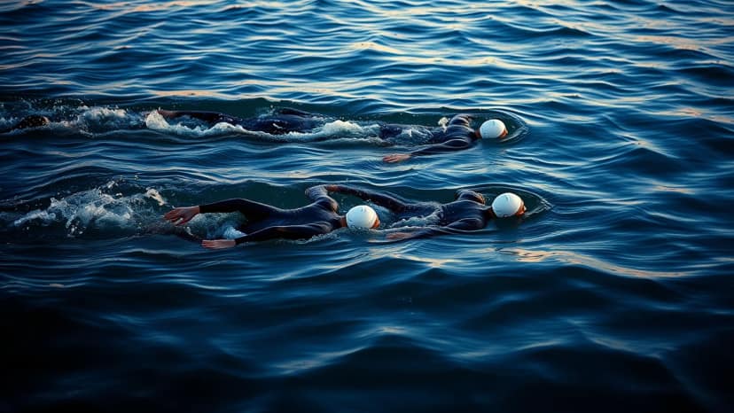 Oceanman San Andrés: swimming race at San Andrés, Colombia