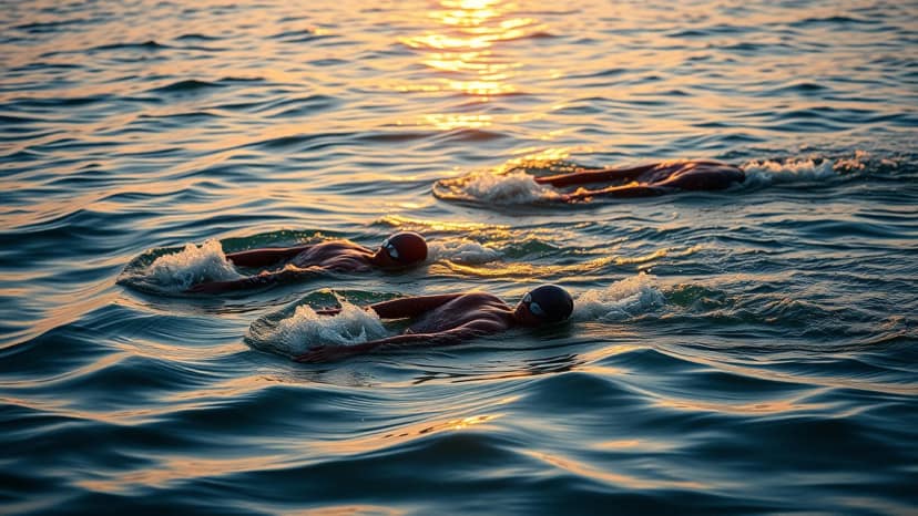 Oceanman Tabarca: swimming race at Tabarca, Spain