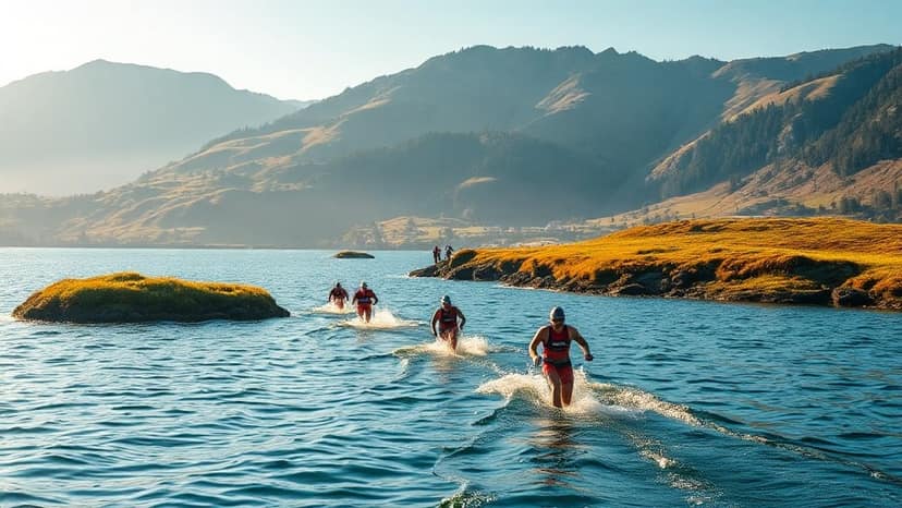 ÖTILLÖ Engadin Switzerland: swimrun race at Engadin, Switzerland