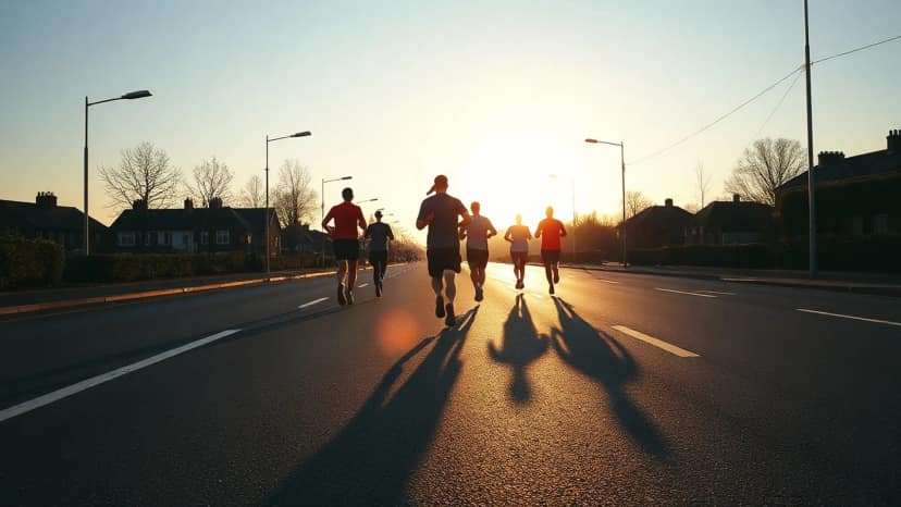 Phoenix Energy Belfast City Marathon: running race at Belfast City, United Kingdom