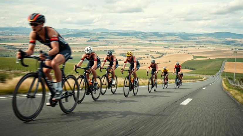Pony Express 120: cycling race at Marysville, United States