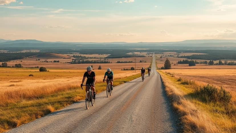 Race to Valhalla: cycling race at Walhalla, United States