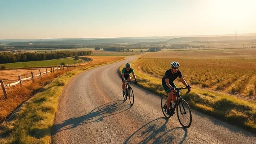 Reservoir Tour: cycling race at Sippenaeken, Belgium