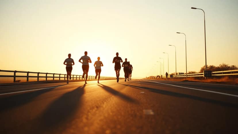 Run Barbados Marathon Weekend: running race at Saint Michael, Barbados