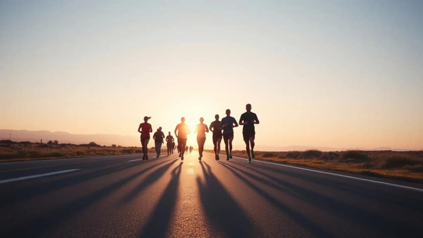 Sahara Marathon: running race at Tinduf, Algeria