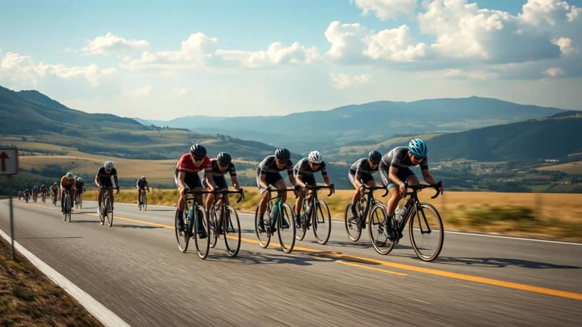 Strade Bianche del Garda: cycling race at Bardolino, Italy