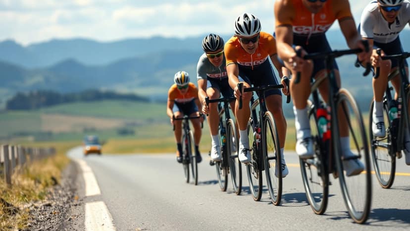 The Divide: cycling race at Manton, United States