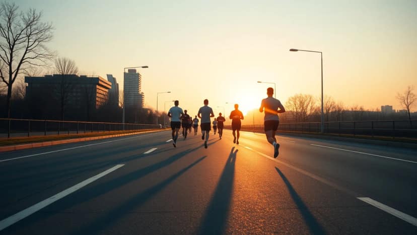 The Great Wall Marathon: running race at Xicheng District, China